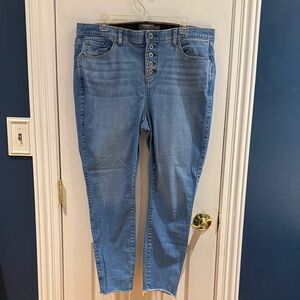 Torrid Medium Blue Ankle Jeans